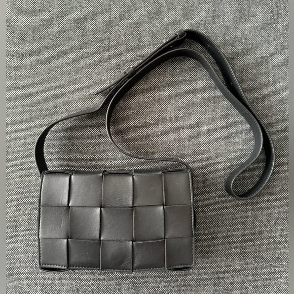 Bottega Veneta Small Cassette Intreccio Leather Crossbody - Picture 4 of 9